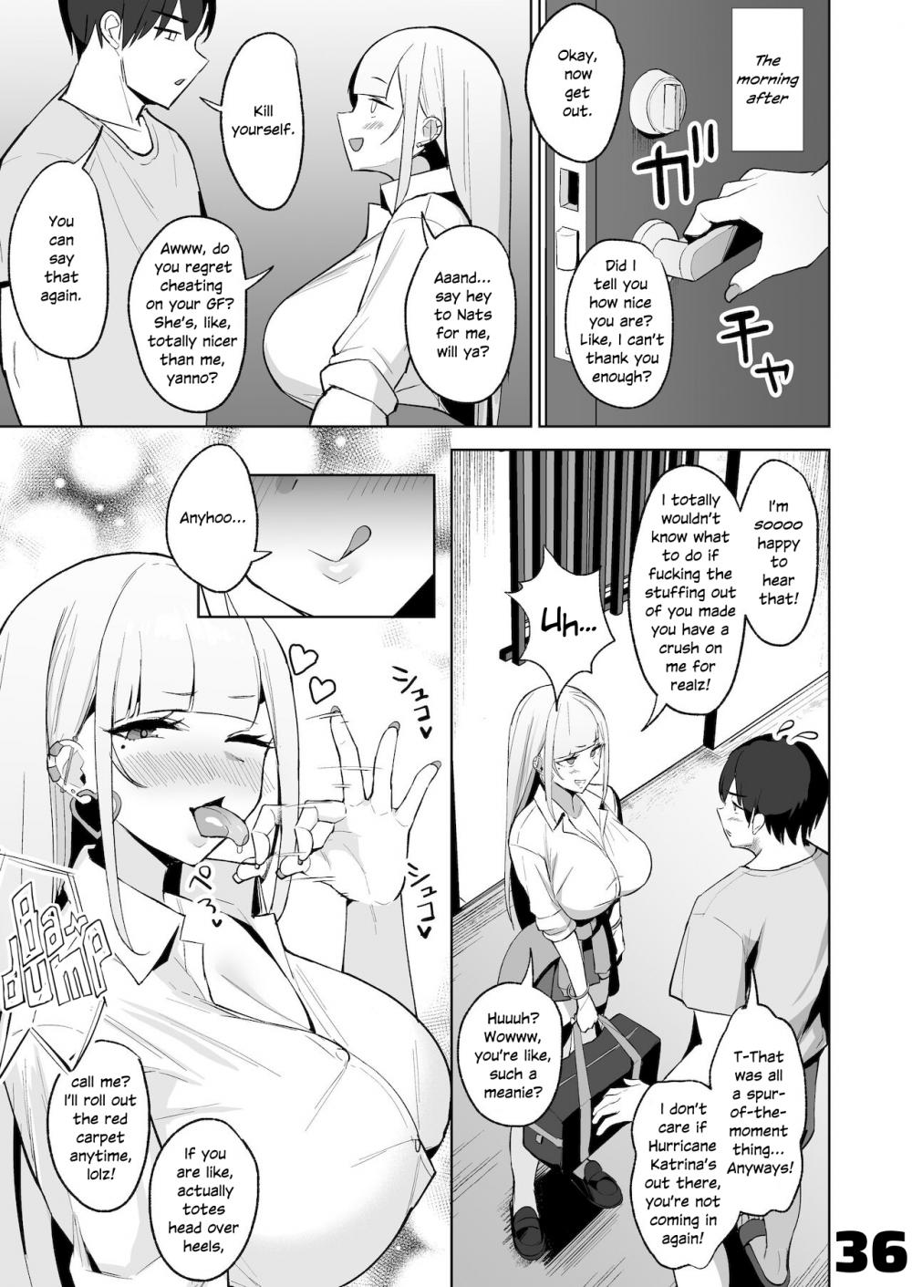 Hentai Manga Comic-Waiting Out the Rain Balls Deep in a Sexy High School Gyaru-Read-36